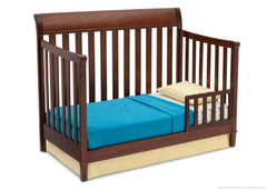 Delta Children Espresso Truffle (208) Haven 4-in-1 Crib, Toddler Bed Conversion b3b