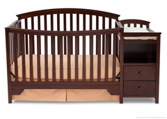 Delta Children Black Cherry Espresso (607) Sonoma Crib 'N' Changer, Crib Conversion b2b