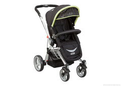 Simmons Kids Black with Green Trim (013) Comfort Tech Tour Buggy Stroller, Right View a1a