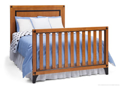 Delta Children Honey / Black (925) Disney Mickey Icon 4-in-1 Crib, Full-Size Bed Conversion a6a