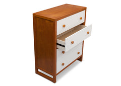 Delta Children Warm Honey/White (2053) Gramercy 4 Drawer Chest, Second Drawer Detail a4a