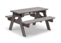 Delta Children Stone Grey (3002) Child's Picnic Table Right Side View b3b