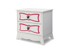 Delta Children Minnie Mouse Wooden Twin Bedroom Collection, Night Stand a5a