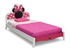 Delta Children Minnie Mouse Wooden Twin Bedroom Collection, Twin Bed Right Side View a2a