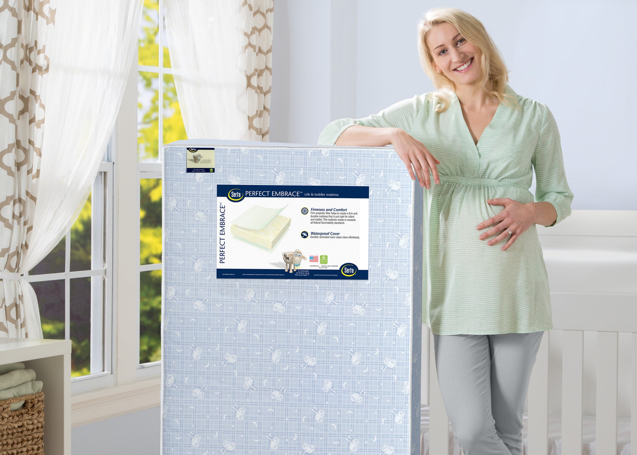 Serta embrace crib shop mattress