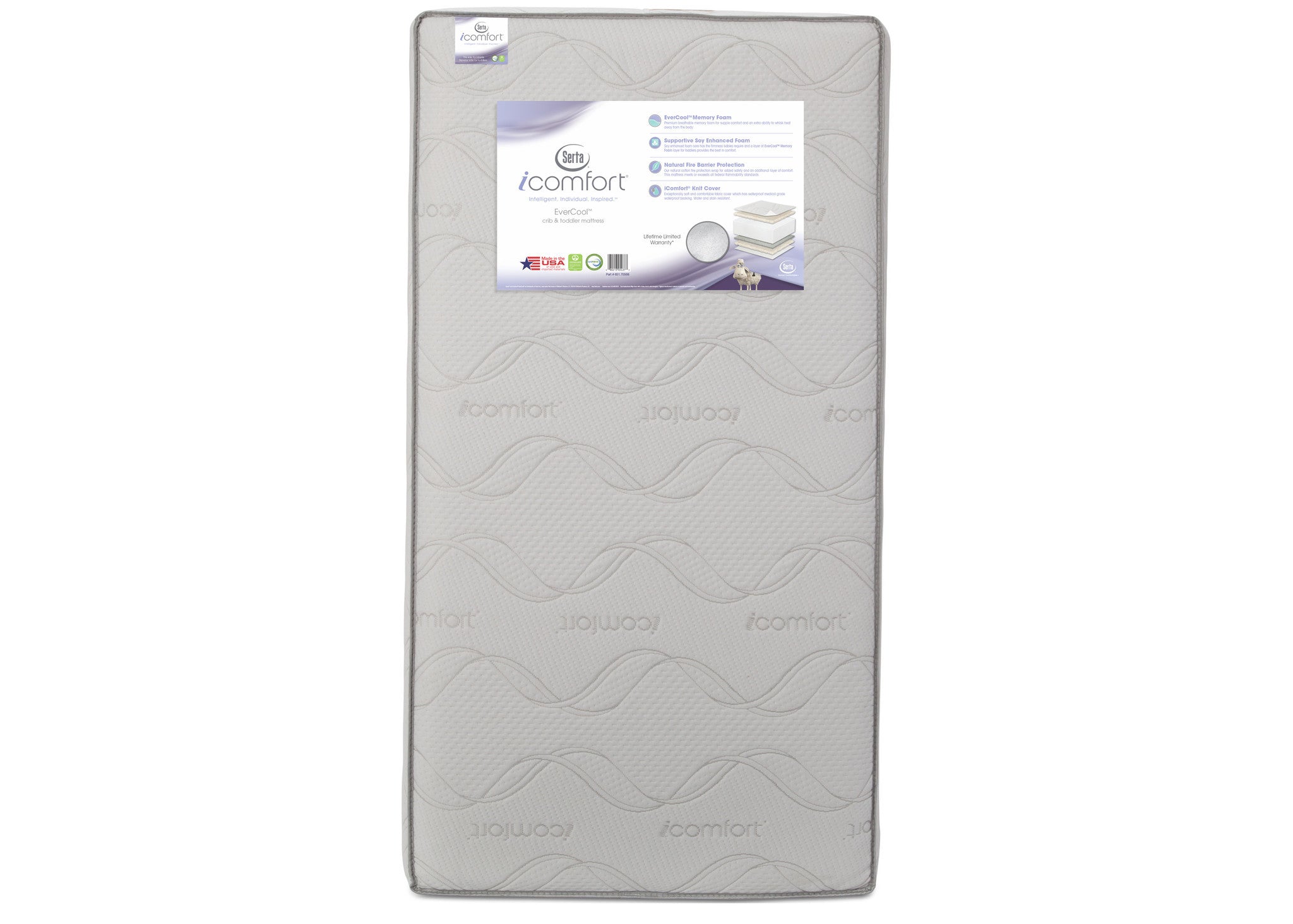 Serta icomfort hybrid crib mattress best sale