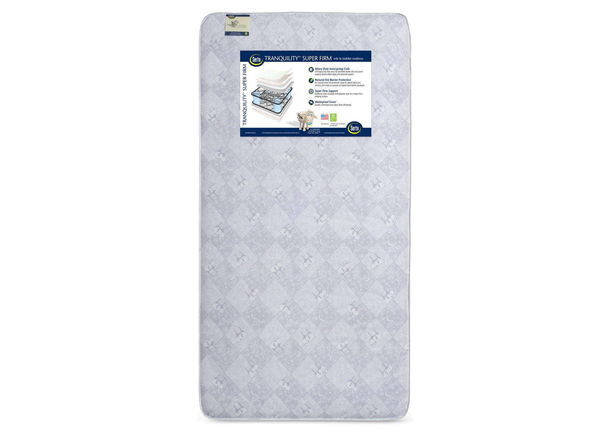 Serta innerspring crib mattress best sale