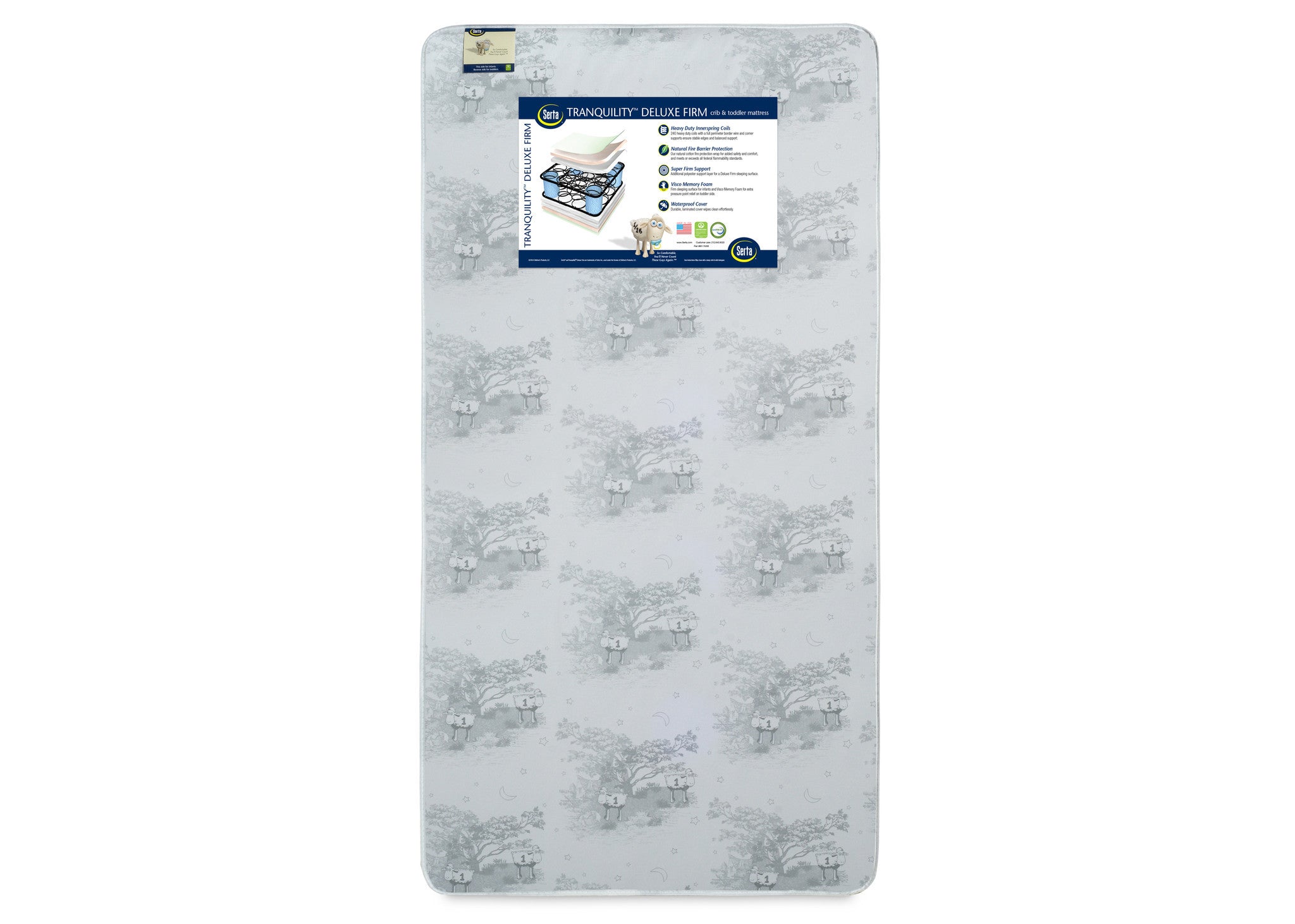 Serta nightstar extra top firm crib mattress
