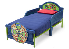 Delta Children Ninja Turtles 3D Footboard Toddler Bed Left Side View a2a