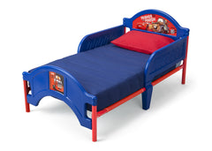 Delta Children Cars Toddler Bed Left Side View Dark Blue a2a