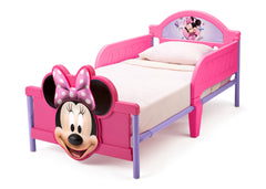 Delta Children Minnie Mouse 3D Footboard Toddler Bed Left Side View a2a