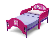 Delta Children Hello Kitty Fuchsia Plastic Toddler Bed Left Side View b2b