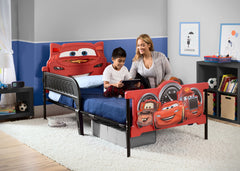Delta Children Cars Plastic Twin Bed in Setting a1a