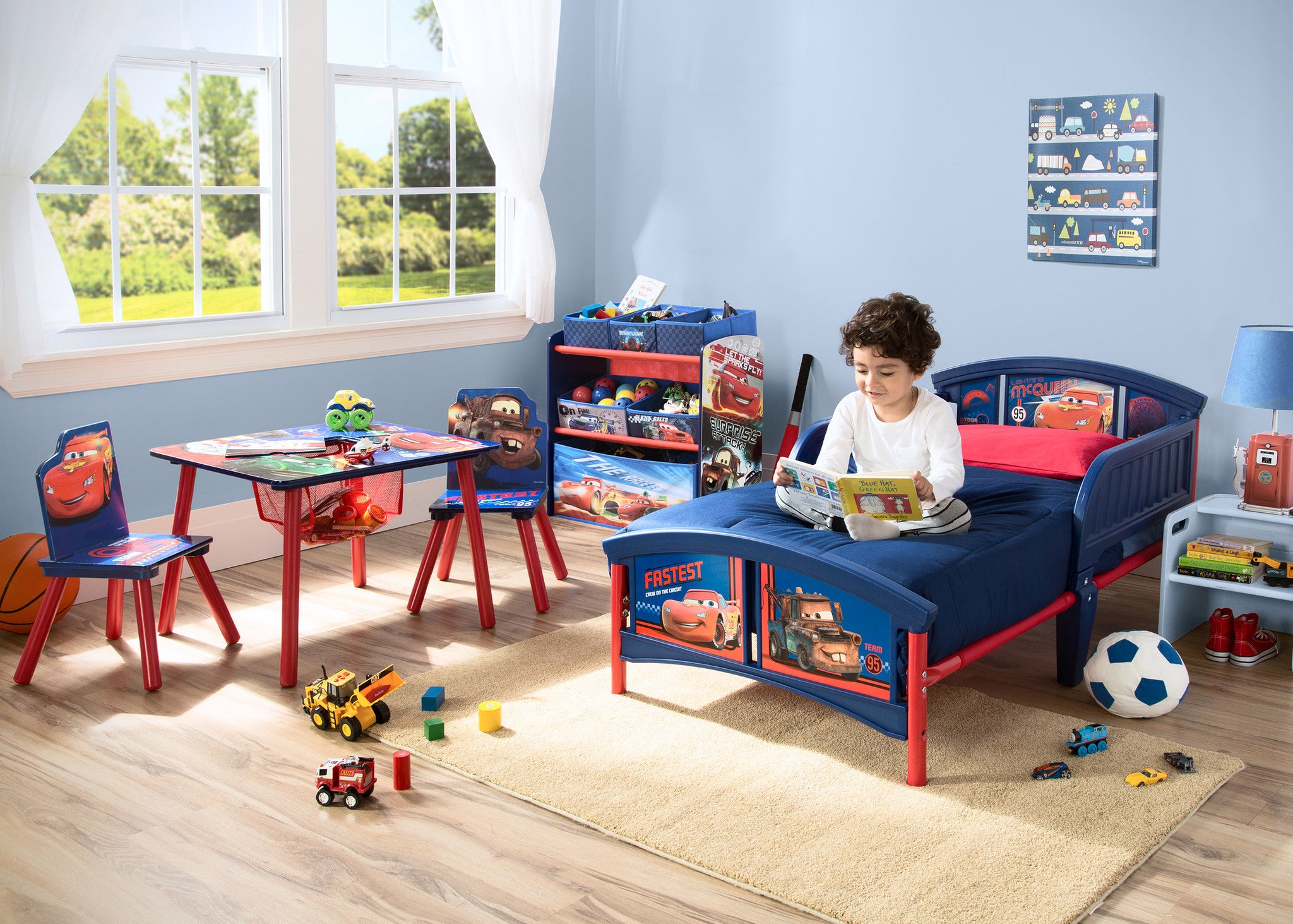 Cars multi deals bin toy organizer