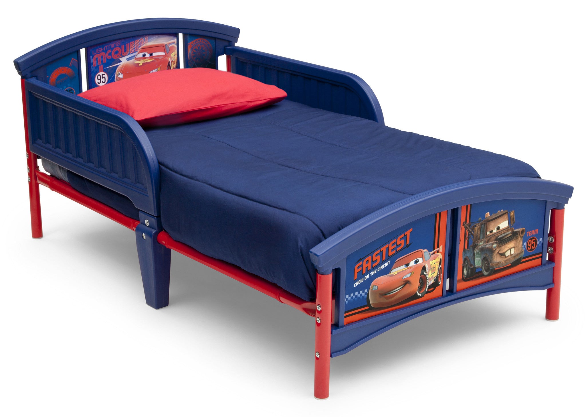 Plastic lightning mcqueen sales bed