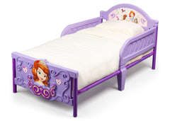 Delta Children Sofia the First 3D Toddler Bed, Left View a2a