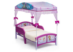 Delta Children Frozen Canopy Toddler Bed Right Side View a1a
