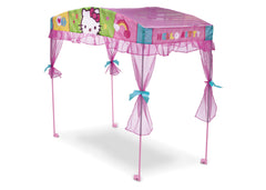 Delta Children Hello Kitty Canopy for Toddler Bed Left Side View a2a