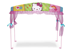 Delta Children Hello Kitty Canopy for Toddler Bed Front View a3a
