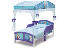 Delta Children Frozen Canopy Toddler Bed, Left View a2a
