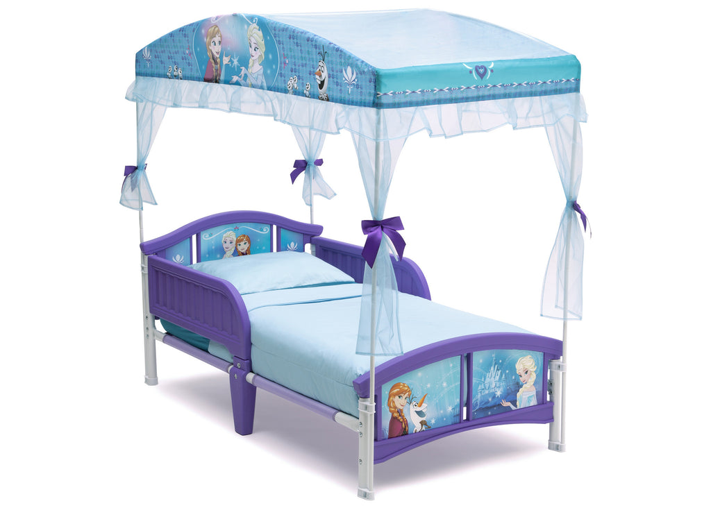 Delta Children Frozen Canopy Toddler Bed, Right View a1a