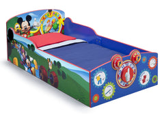 Delta Children Mickey Mouse Interactive Wood Toddler Bed, Right View a1a