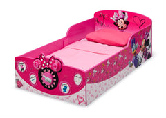 Delta Children Minnie Mouse Interactive Wood Toddler Bed, Left View a2a