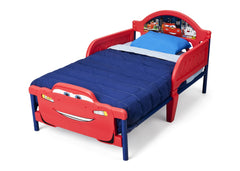 Delta Children Cars Toddler Bed with 3D Footboard Left Side View a3a