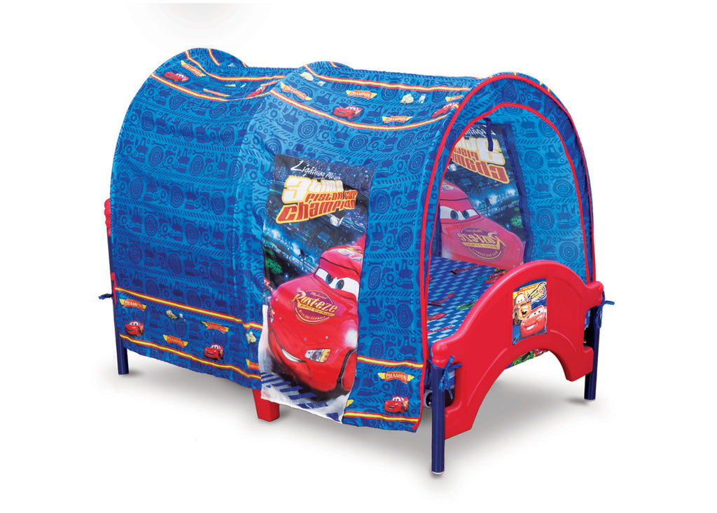 Delta Children Cars Tent Toddler Bed Right Side View a1a