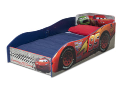 Delta Children Cars Wood Toddler Bed Left Side View a4a