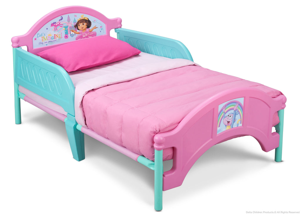 Delta Children Dora Toddler Bed Right Side View a1a