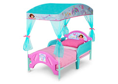 Delta Children Dora Canopy Bed, Right Side View a2a
