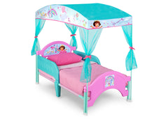 Delta Children Dora Canopy Bed, Left Side View a1a