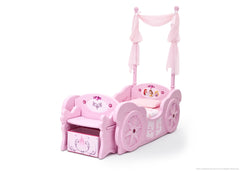 Delta Children Disney Princess Carriage Toddler-to-Twin Bed Left Side View a5a