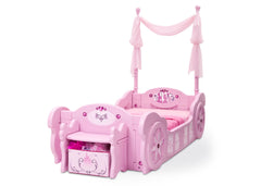 Delta Children Disney Princess Carriage Toddler-to-Twin Bed Left Side View a5a