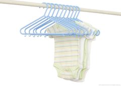 Delta Children Baby Blue (470) 10 Pack Basic Hangers with Setting d2d