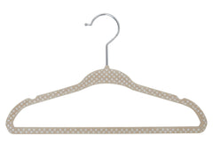 Delta Children Printed 30-pack Velvet Hangers in Beige image a1a