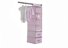Delta Children Barely Pink (689) 6 Shelf Storage with 2 Drawers c1c