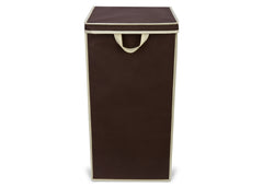 Delta Childern Chocolate (204) Tall Hamper, Front View a2a