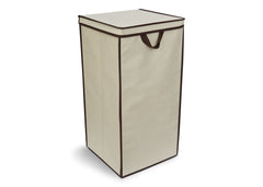 Delta Childern Beige (250) Tall Hamper, Side View b1b