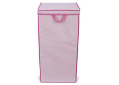 Delta Childern Barely Pink (689) Tall Hamper, Front View c2c