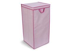 Delta Childern Barely Pink (689) Tall Hamper, Side View c1c