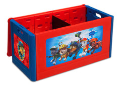 Delta Children Paw Patrol Blow Molded Toy Box, 2 sections, Right Side View a2a