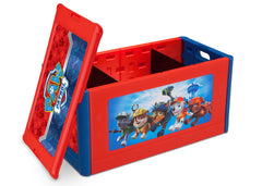 Delta Children Paw Patrol Blow Molded Toy Box, 3 sections, Right Side View a3a