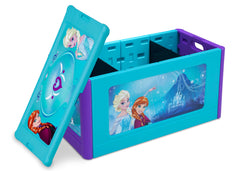 Delta Children Frozen Blow Molded Toy Box, 3 sections, Right Side View a3a