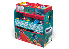 Delta Children  Finding Dory Multi-Bin Toy Organizer, Left View with Props a2a