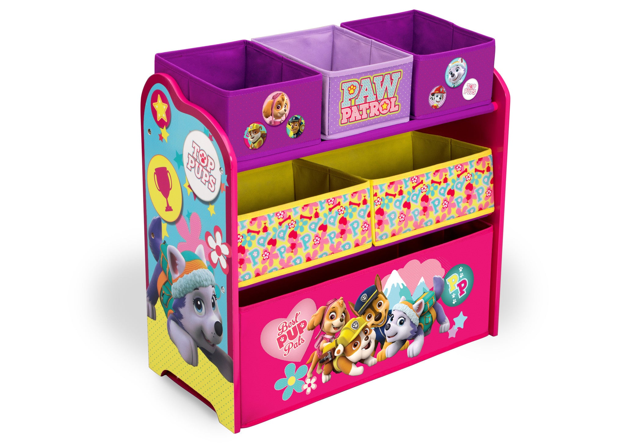 PAW Patrol Skye Everest Multi Bin Toy Organizer deltaplayground