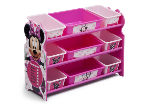 Minnie Mouse Plastic 9 Bin Organizer