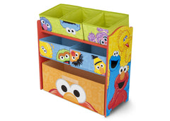 Delta Children Sesame Street Multi-bin Toy Organizer Left Side View a2a