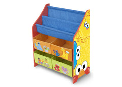 Delta Children Sesame Street Book & Toy Organizer Left Side View a2a